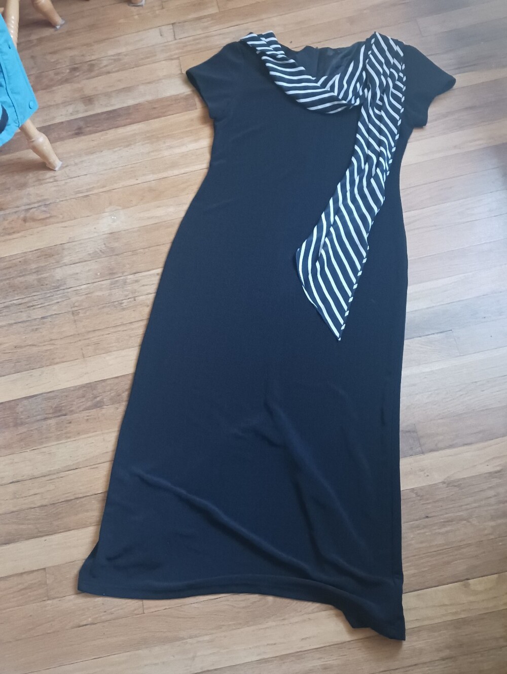Scarf Neck Maxi Dress